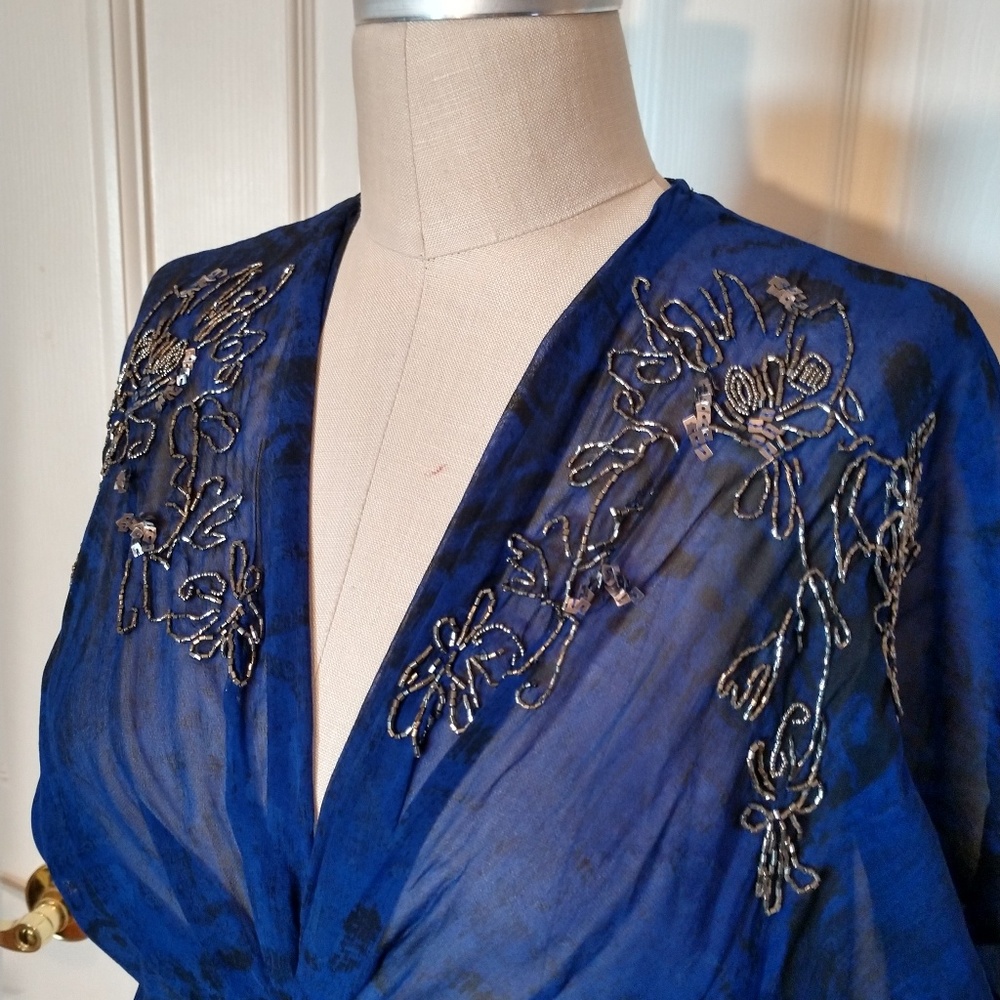 Cache  Beaded Tunic Top - Picture 3 of 6